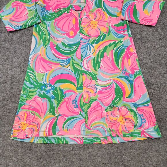 Lilly Pulitzer Womens XS Ophelia So A Peeling Swing Dress Elephant Floral Summer - Picture 13 of 15